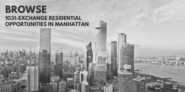 Oportunidades residenciales de intercambio 1031 en Manhattan NY