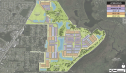 Mr. C Residences Boca Raton aerial view of downtown location