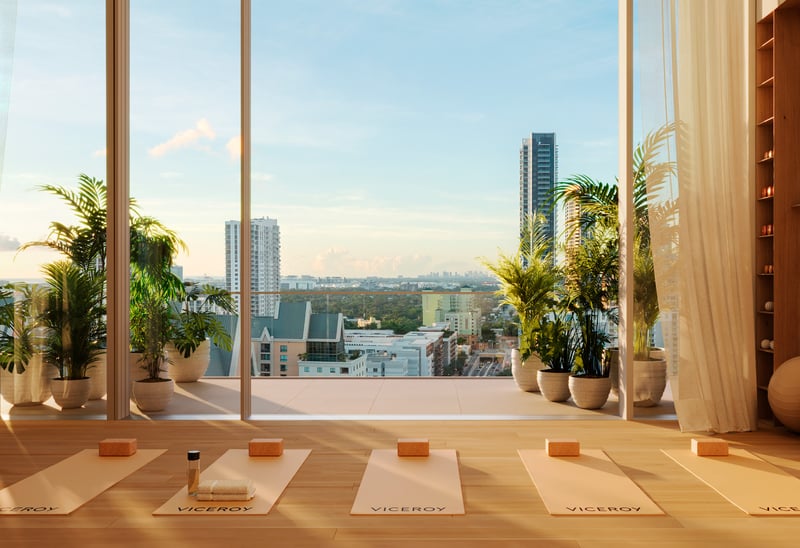 Viceroy Fort Lauderdale living room interior by Rockwell Group